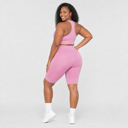 POWERSHORTS™ | High-Waisted 3D Sculpting Shorts - Anti-Chafing (up)