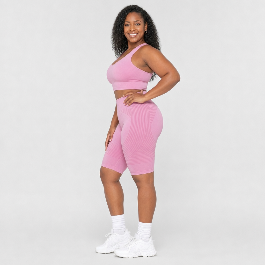 POWERSHORTS™ | High-Waisted 3D Sculpting Shorts - Anti-Chafing (up)
